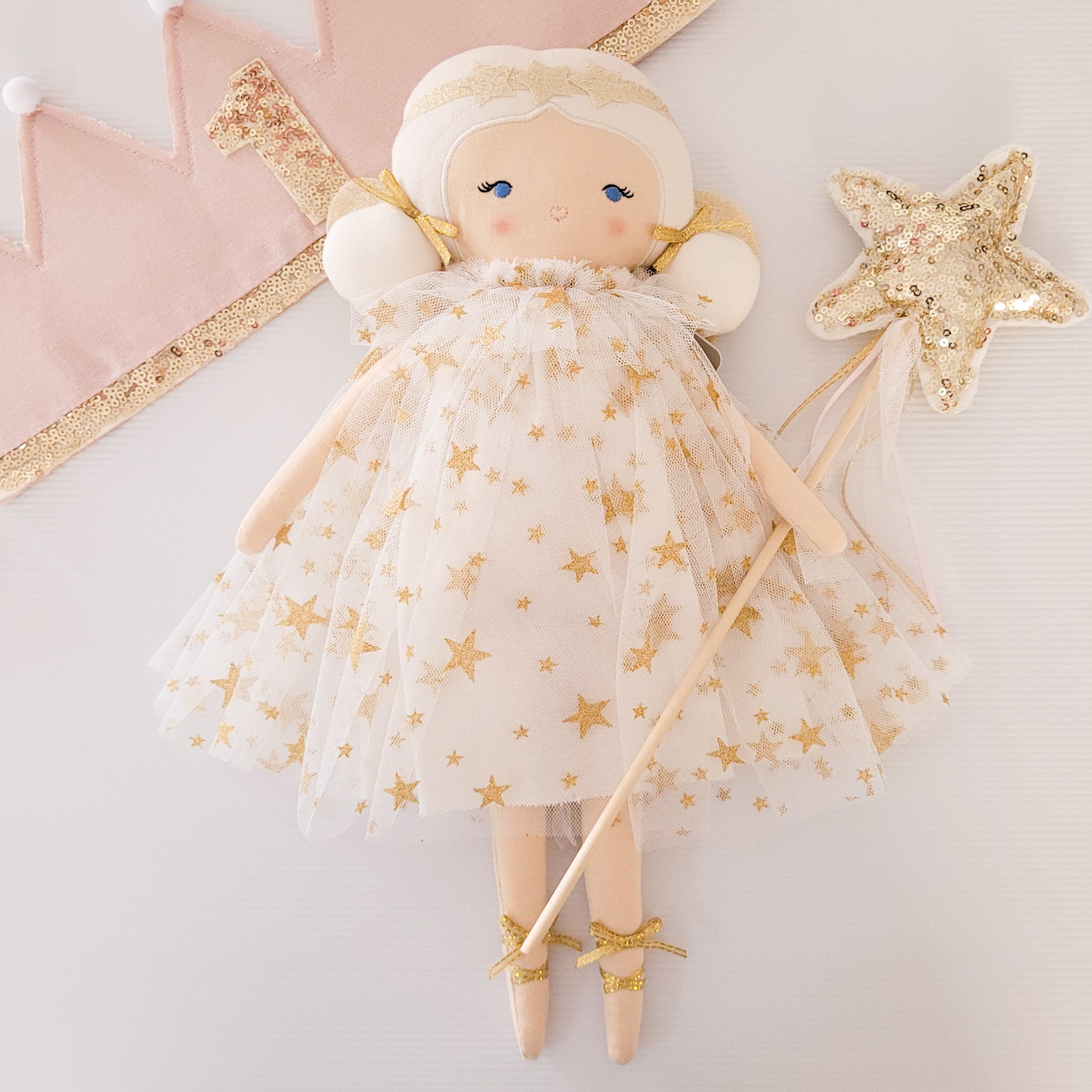 Alimrose Willow Fairy Doll // Ivory Gold