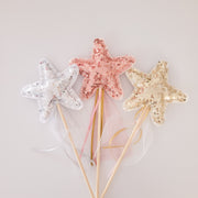 Alimrose Star Wand // Silver Sequin