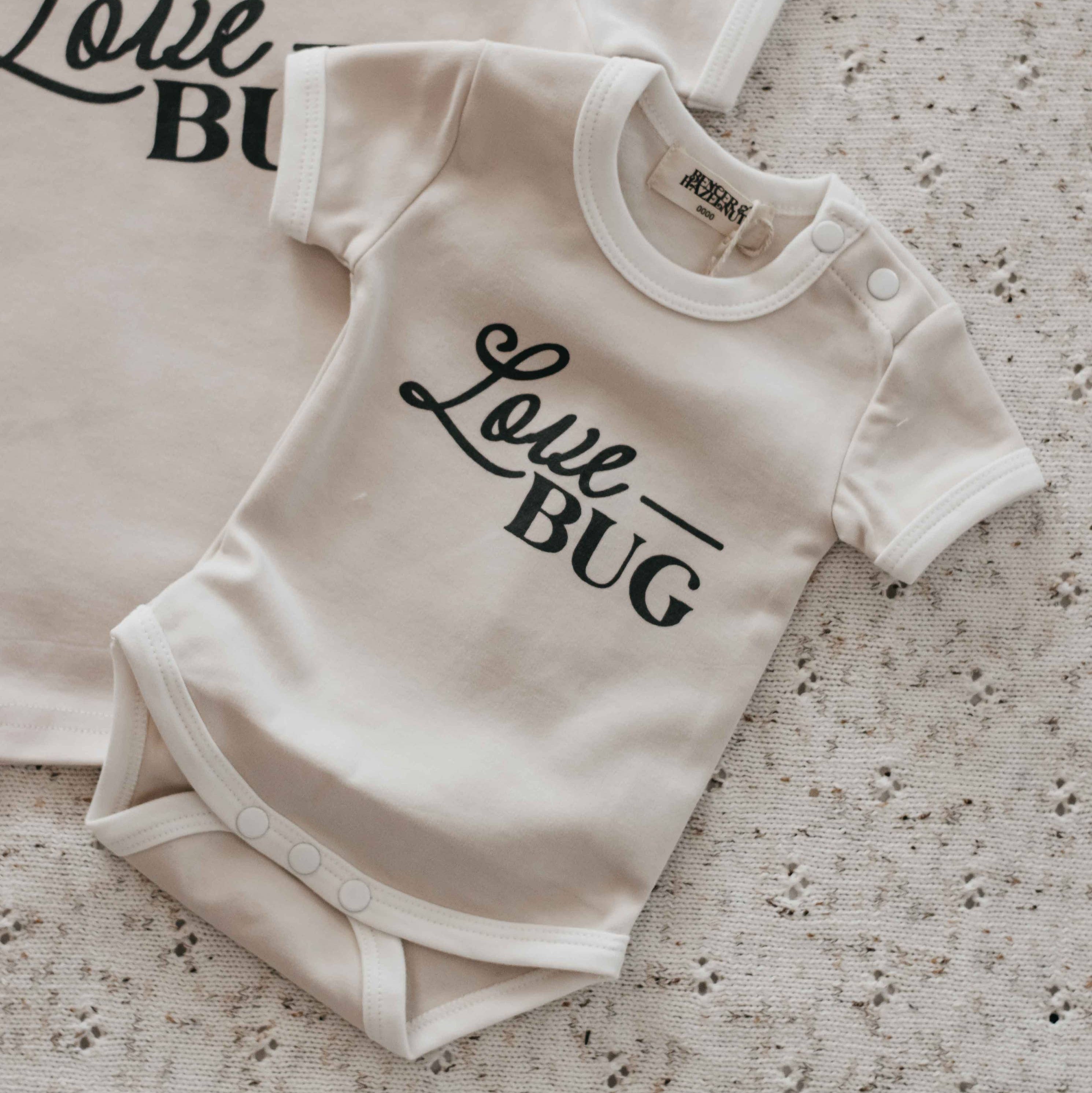 Love Bug Bodysuit // Beige