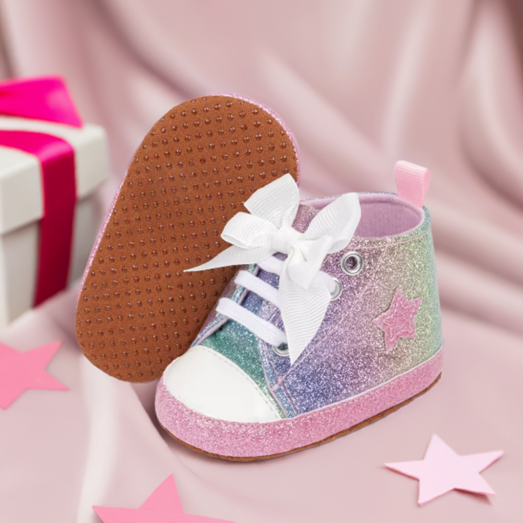 Canvas Bow Sneakers